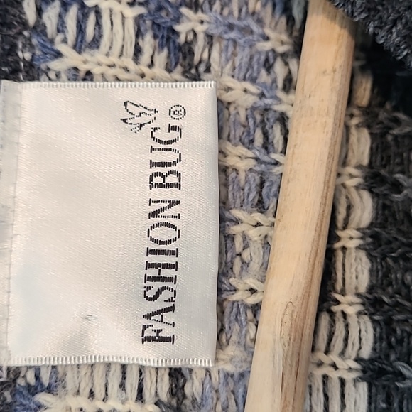 Vintage Fashion Bug Y2K 90s Fair Isle Sweater Nordic Boxy Size Medium Heritage - Picture 6 of 7